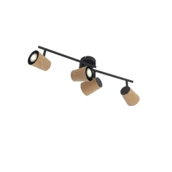 Qazqa opbouwspots corky beige gu10