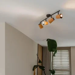 Qazqa opbouwspots corky beige gu10