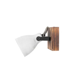 Qazqa opbouwspots creto bruin gu10