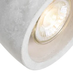 Qazqa opbouwspots creto bruin gu10