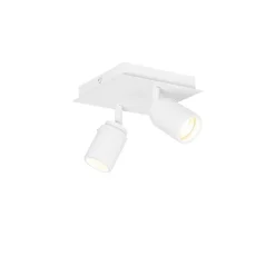 Qazqa opbouwspots ducha wit gu10