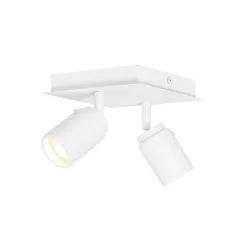 Qazqa opbouwspots ducha wit gu10