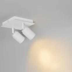 Qazqa opbouwspots ducha wit gu10