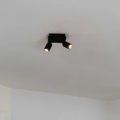 Qazqa opbouwspots ducha zwart gu10