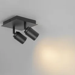 Qazqa opbouwspots ducha zwart gu10