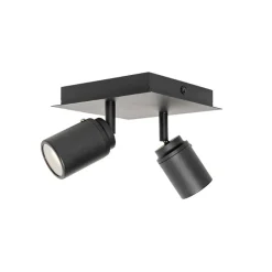 Qazqa opbouwspots ducha zwart gu10