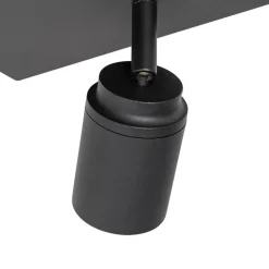 Qazqa opbouwspots ducha zwart gu10