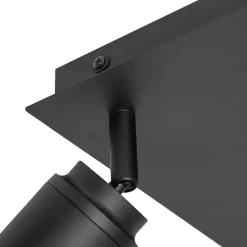 Qazqa opbouwspots ducha zwart gu10