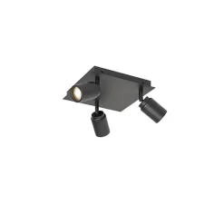 Qazqa opbouwspots ducha zwart gu10