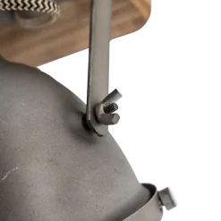 Qazqa opbouwspots emado grijs gu10