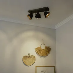 Qazqa opbouwspots gina bronskleurig gu10