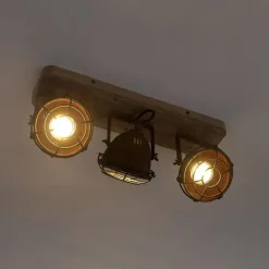 Qazqa opbouwspots gina bronskleurig gu10