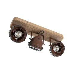 Qazqa opbouwspots gina bronskleurig gu10