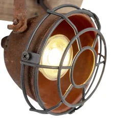 Qazqa opbouwspots gina bronskleurig gu10