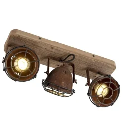 Qazqa opbouwspots gina bronskleurig gu10