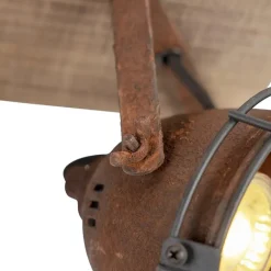 Qazqa opbouwspots gina bronskleurig gu10