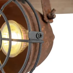 Qazqa opbouwspots gina bronskleurig gu10