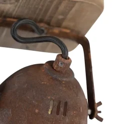 Qazqa opbouwspots gina bronskleurig gu10