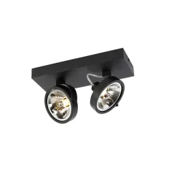 Qazqa opbouwspots go zwart g9