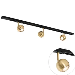 Qazqa opbouwspots iconic gissi goudkleurig gu10