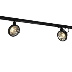 Qazqa opbouwspots iconic go zwart g9