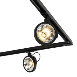 Qazqa opbouwspots iconic go zwart g9