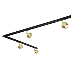 Qazqa opbouwspots iconic gissi goudkleurig gu10