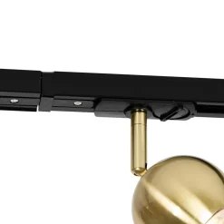 Qazqa opbouwspots iconic gissi goudkleurig gu10