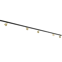 Qazqa opbouwspots iconic gissi goudkleurig gu10