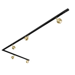 Qazqa opbouwspots iconic gissi goudkleurig gu10