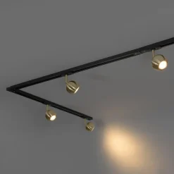 Qazqa opbouwspots iconic gissi goudkleurig gu10