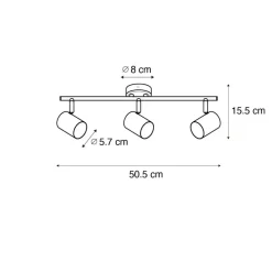 Qazqa opbouwspots jeana bruin gu10