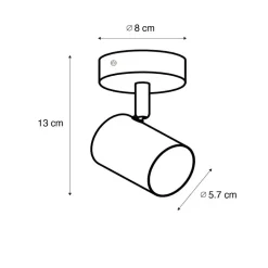 Qazqa opbouwspots jeana bruin gu10