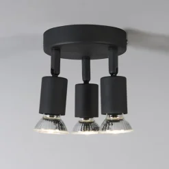 Qazqa opbouwspots jeany zwart gu10