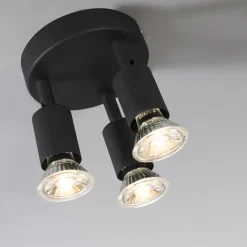 Qazqa opbouwspots jeany zwart gu10