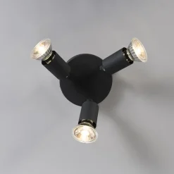 Qazqa opbouwspots jeany zwart gu10