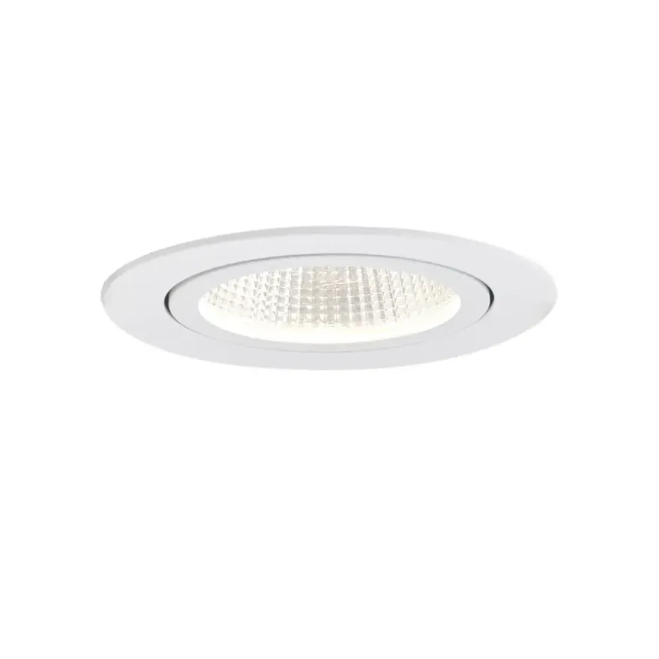 Qazqa professional inbouwspots gaius wit geïntegreerde led