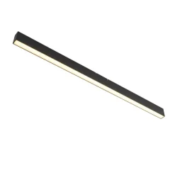 Qazqa professional plafondlampen keane zwart geïntegreerde led