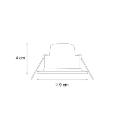 Qazqa professional tuinspots blanca wit geïntegreerde led