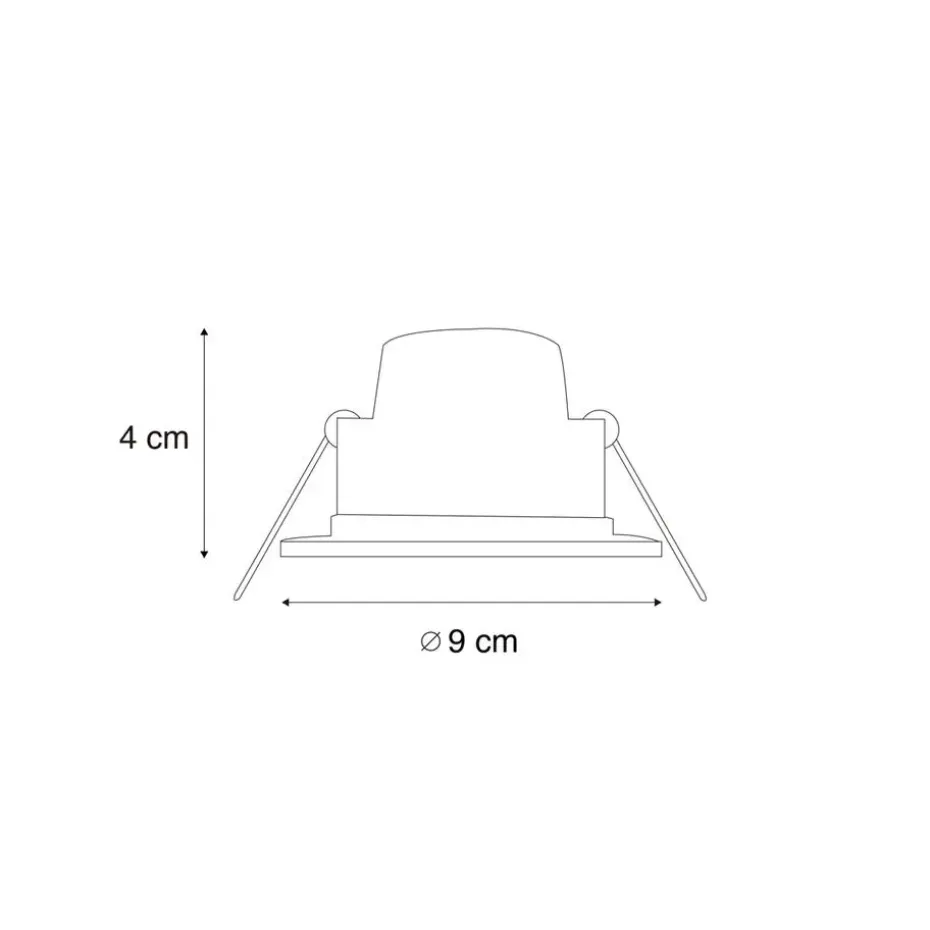 Qazqa professional tuinspots blanca wit geïntegreerde led