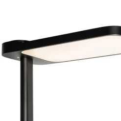 Qazqa professional vloerlampen guzo zwart geïntegreerde led