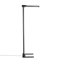 Qazqa professional vloerlampen guzo zwart geïntegreerde led