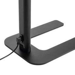 Qazqa professional vloerlampen guzo zwart geïntegreerde led