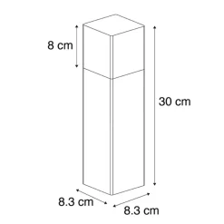 Qazqa staande buitenlampen denmark wit e27