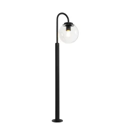 Qazqa staande buitenlampen sfera zwart e27