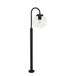 Qazqa staande buitenlampen sfera zwart e27