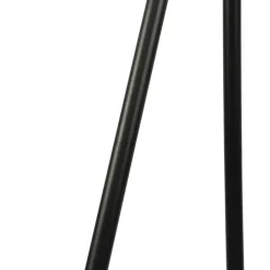 Qazqa staande buitenlampen virginia zwart geïntegreerde led