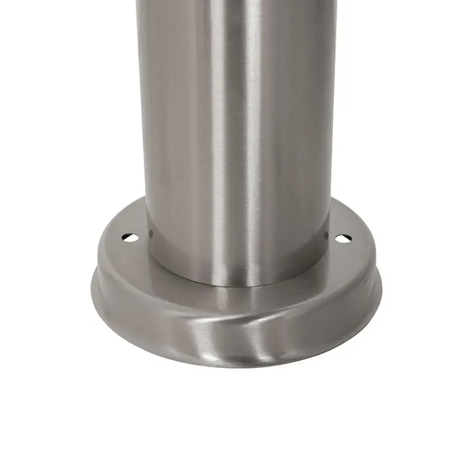 Qazqa staande buitenlampen rox zilverkleurig e27