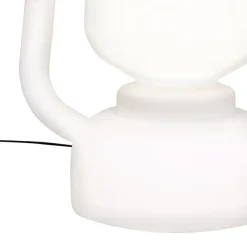 Qazqa staande buitenlampen storm wit e27