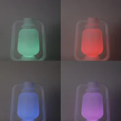 Qazqa staande buitenlampen storm wit e27